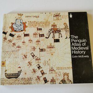 1990s Penguin Book of Medieval History by Colin McEvedy Historical Maps Empires